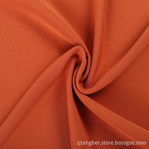 Tissu de sportswear côtelé en polyester Spandex